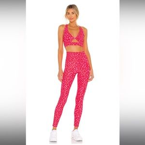 Beach Riot Pink Leopard Set